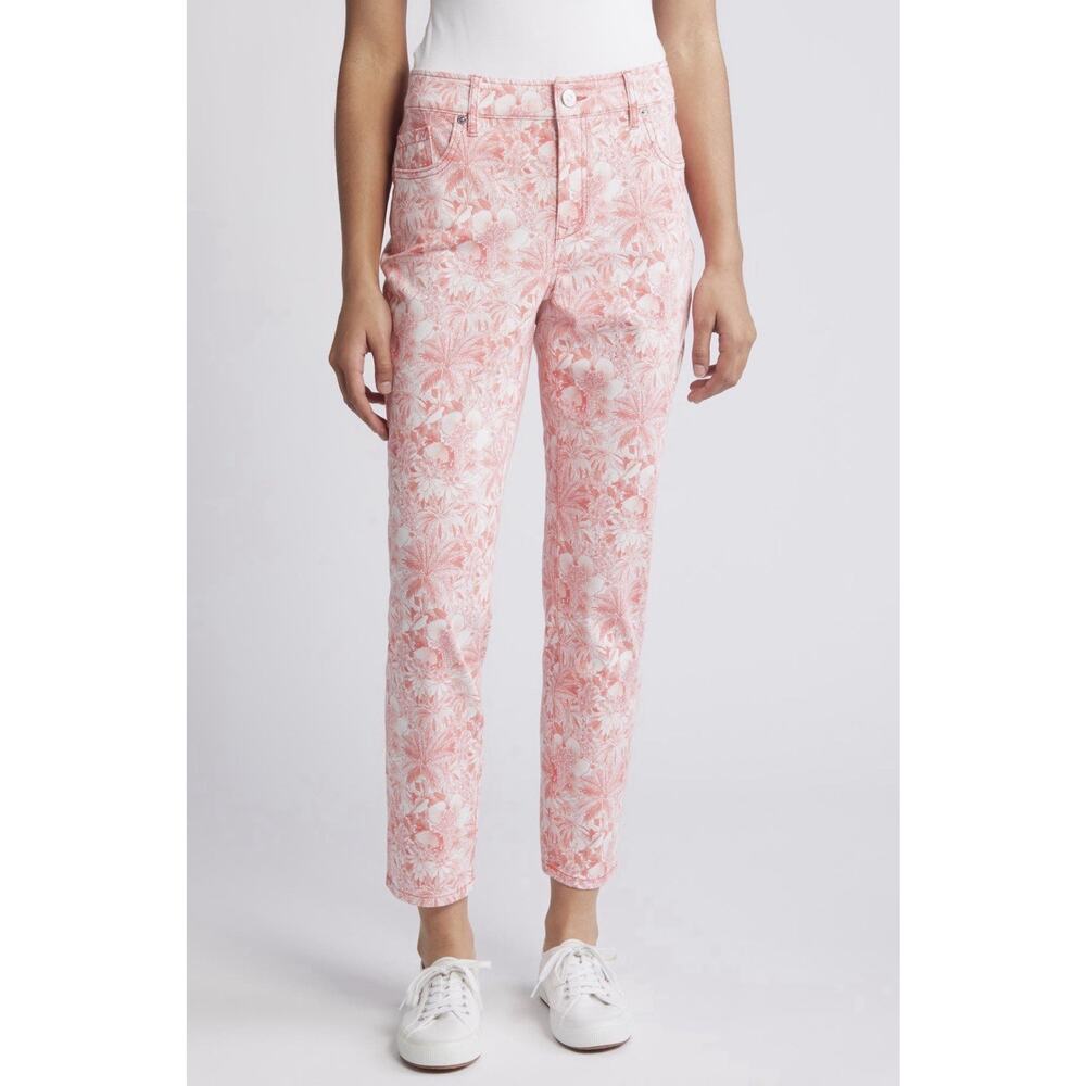 Tommy Bahama Boracay Beach High Rise Ankle Jeans in Paradise Pink - Size 10